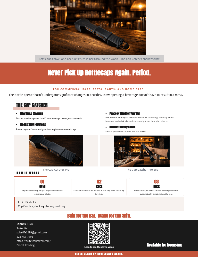 Banner sell-sheet template example