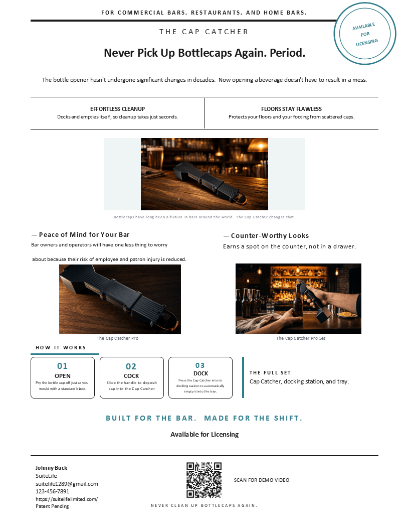 Press sell-sheet template example